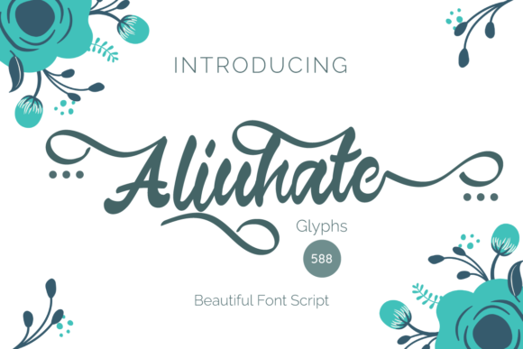Aliuhate: A Romantic Script Font for Marketers