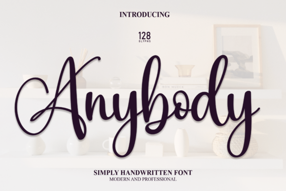 Anybody Font: Handwritten Elegance for Crafters