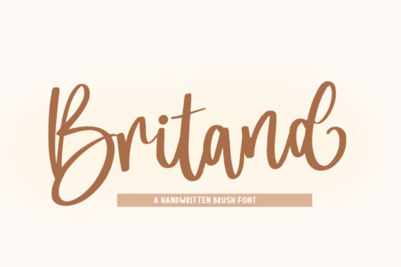 Britand: A Elegant Handwritten Font