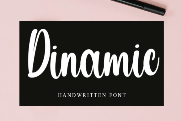 Dinamic: A Handwritten Typeface for Modern Editorial Design