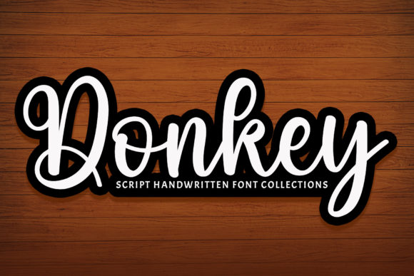 Donkey: A Luxurious Script for Business Branding