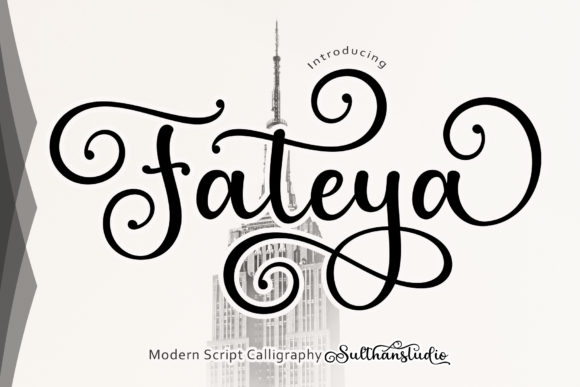 Fateya: A Handcrafted Script Font
