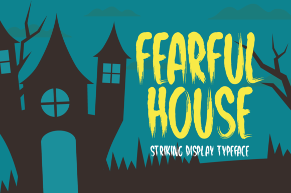 Fearful House Font for Web Design