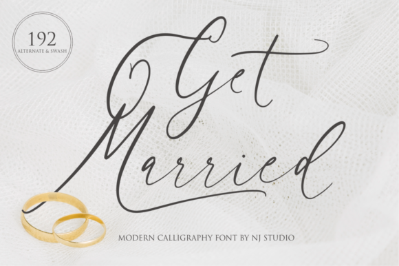 Get Married Font for Web Design
