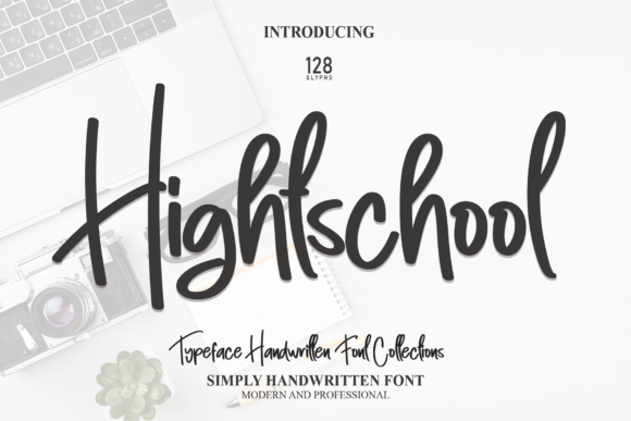 Hightschool: A Font That Feels Like Home
