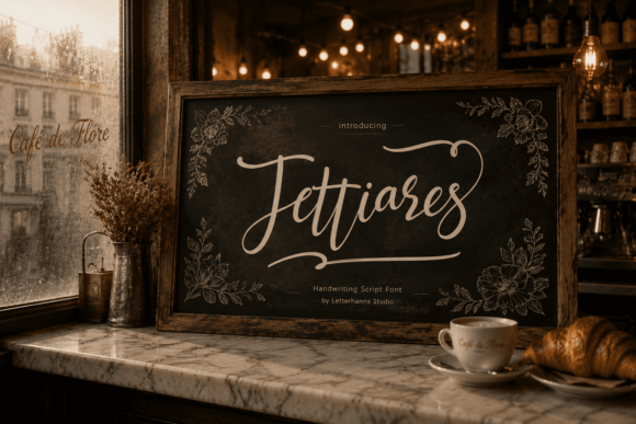 Jettiares: A Script Font for Real-World Design