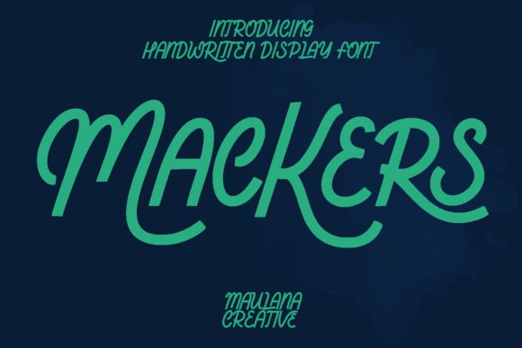 Mackers: A Script Font for Elegant Web Design