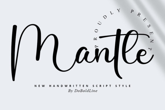 Mantle: A Stylish Handwritten Font