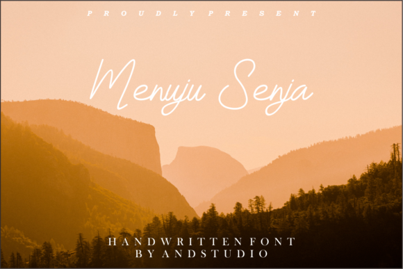 Menuju Senja: A Vintage Script Font