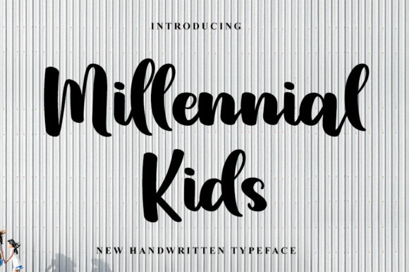 Millennial Kids Font for Creative Projects