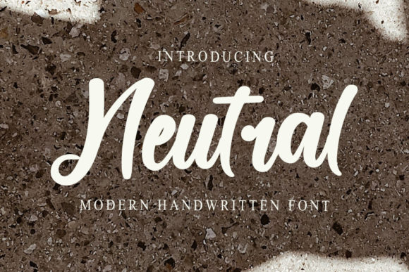 Neutral: The Perfect Handwritten Font for Crafters