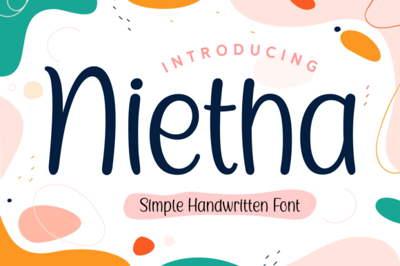 Nietha: A Playful Handwritten Font