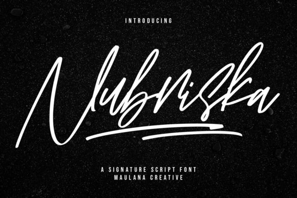 Nubriska: A Bold Script for Branding