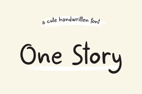 One Story Font for Web Design