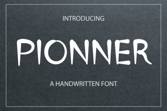 Pionner Font: Handwritten Elegance for Crafters