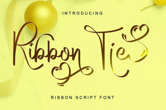 Ribbon Tie: A Font for High-Quality Vibes