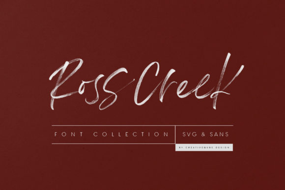 Ross Creek Font: Handwritten Elegance