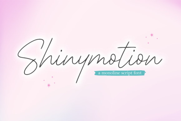Shinymotion: A Chic Script Font for Polished Branding