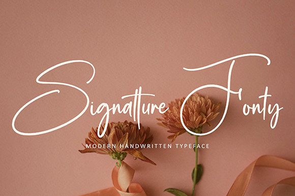 Signatture Fonty: A Premium Script Typeface