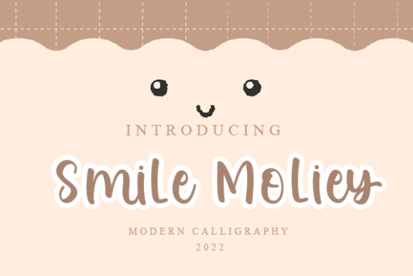 Smile Moliey: A Handwritten Typeface for Modern Editorial Design