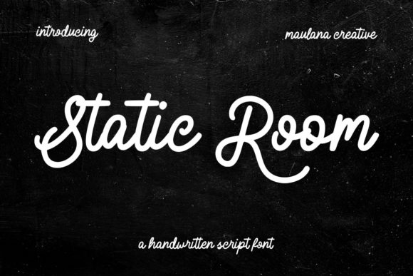 Static Room: A Vintage Script for Creative Branding
